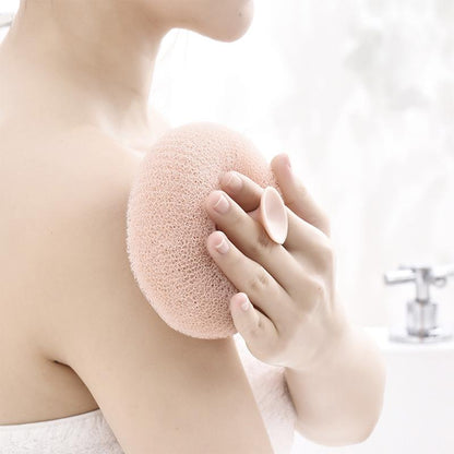Sunflower Bath Ball 2 Counts, 2-In-1 Sunflower Suction Cup Bath Ball, Super Soft Exfoliating Bath Sponge Body Brush, Shower Loofah Sponge