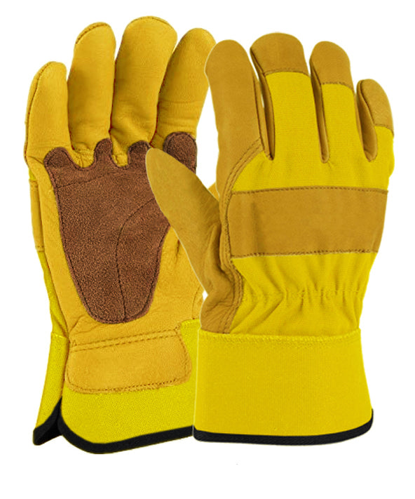 Top Grain Double Palm Gloves