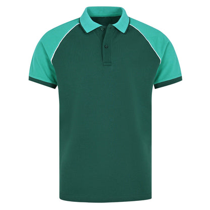 Sea Green Cotton Polo Shirt