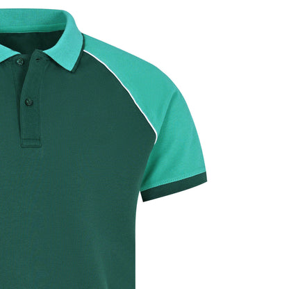 Sea Green Cotton Polo Shirt