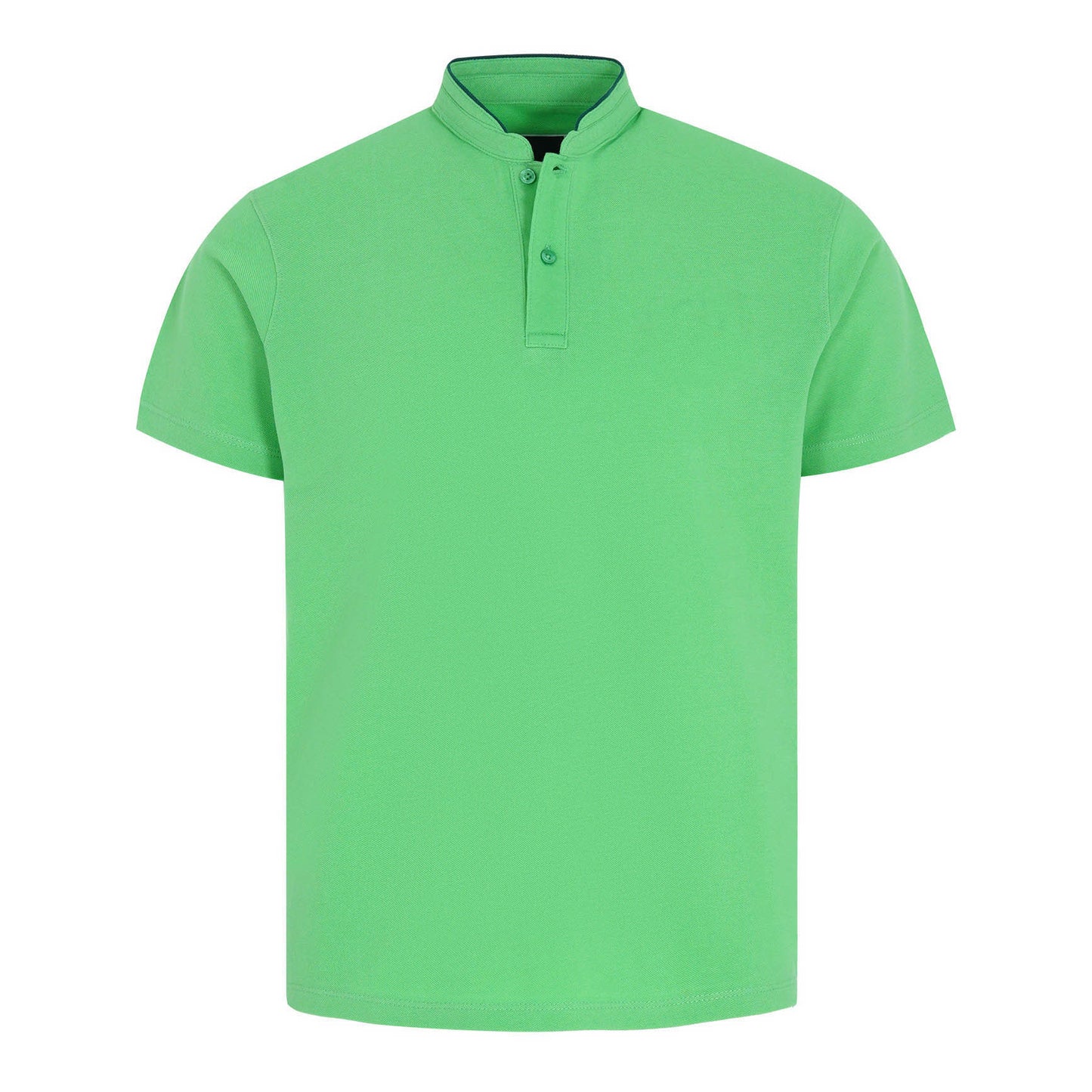 Band Collar P. Green T-Shirt