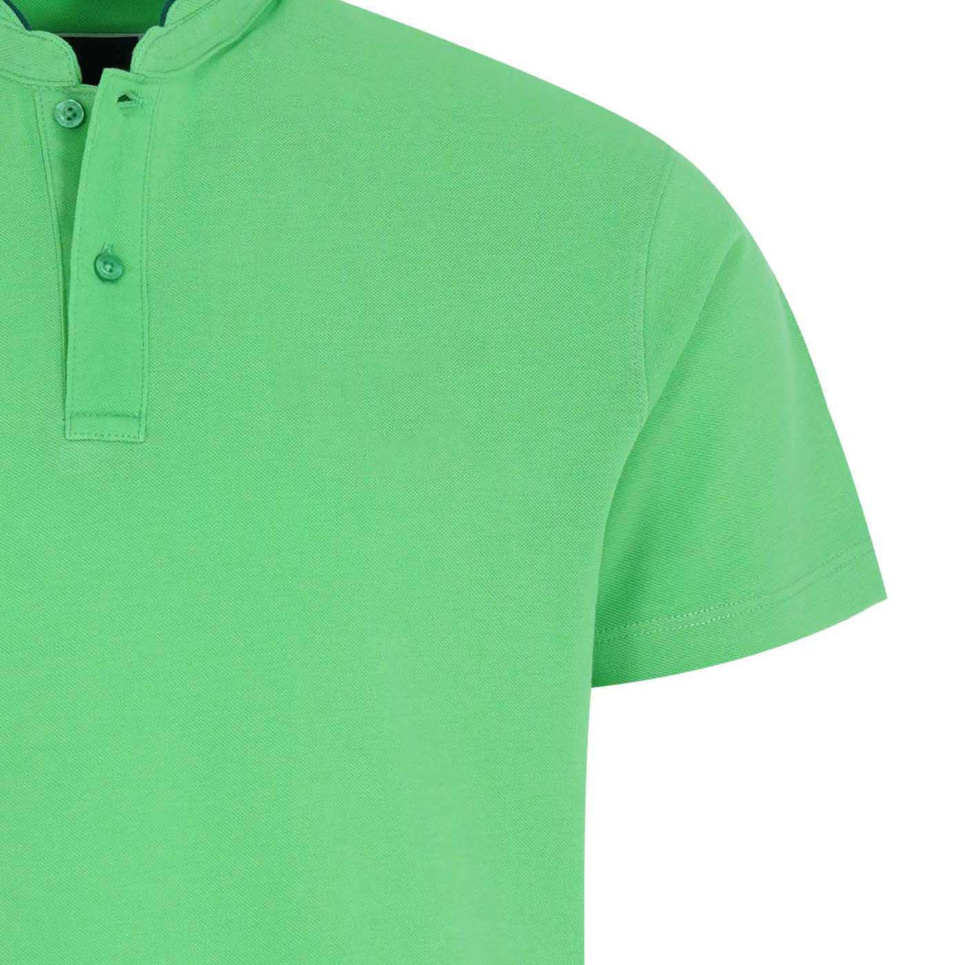 Band Collar P. Green T-Shirt