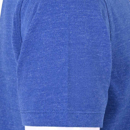 Plain Blue Half Sleeves V Neck T-Shirt