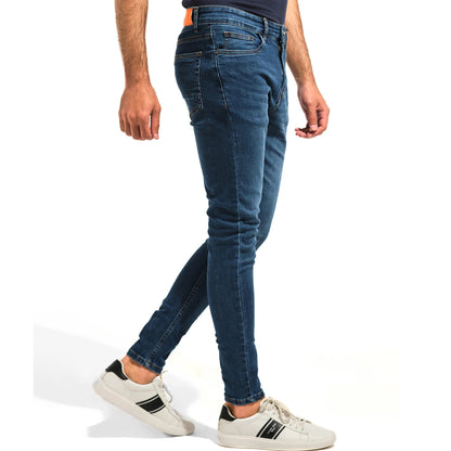 Men Carrot Fit Denim Pant