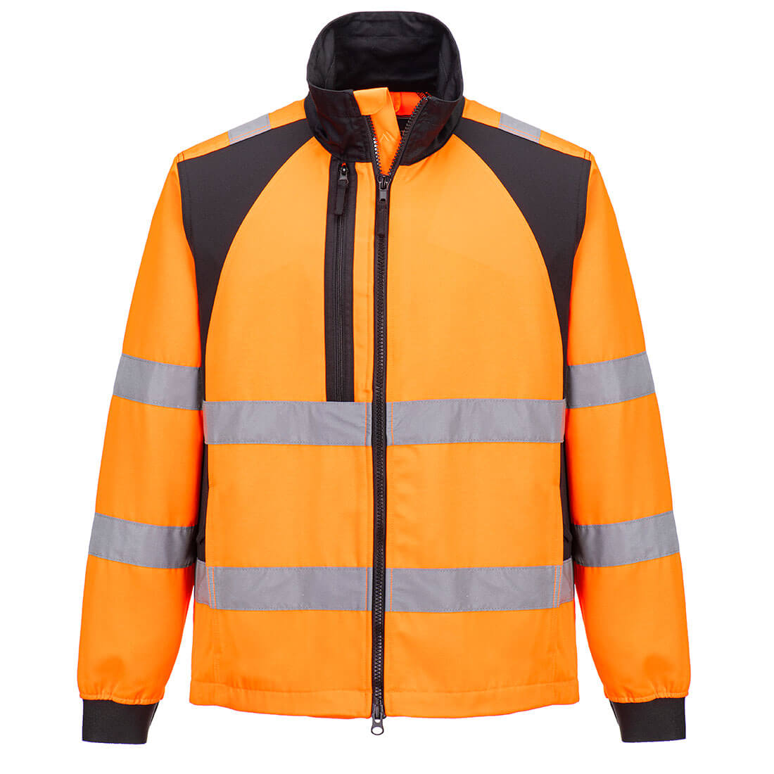 Hi-Vis Work Jacket Yellow/Black