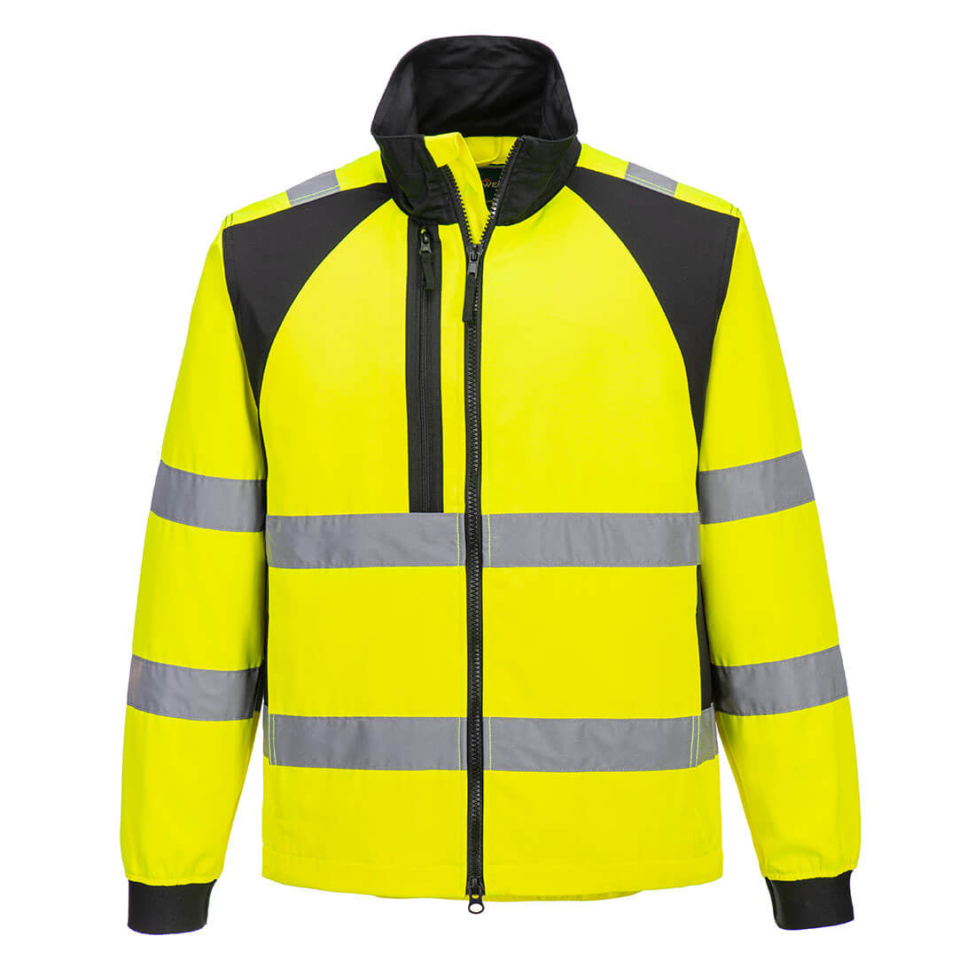 Hi-Vis Work Jacket Yellow/Black