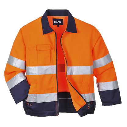 Hi-Vis Contrast Bomber Jacket