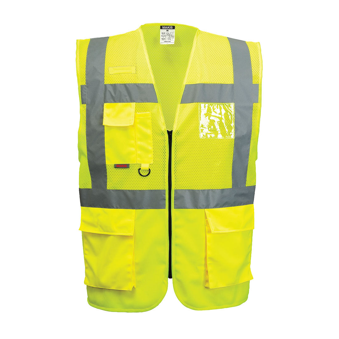 Hi-Vis Half Mesh Executive Vest