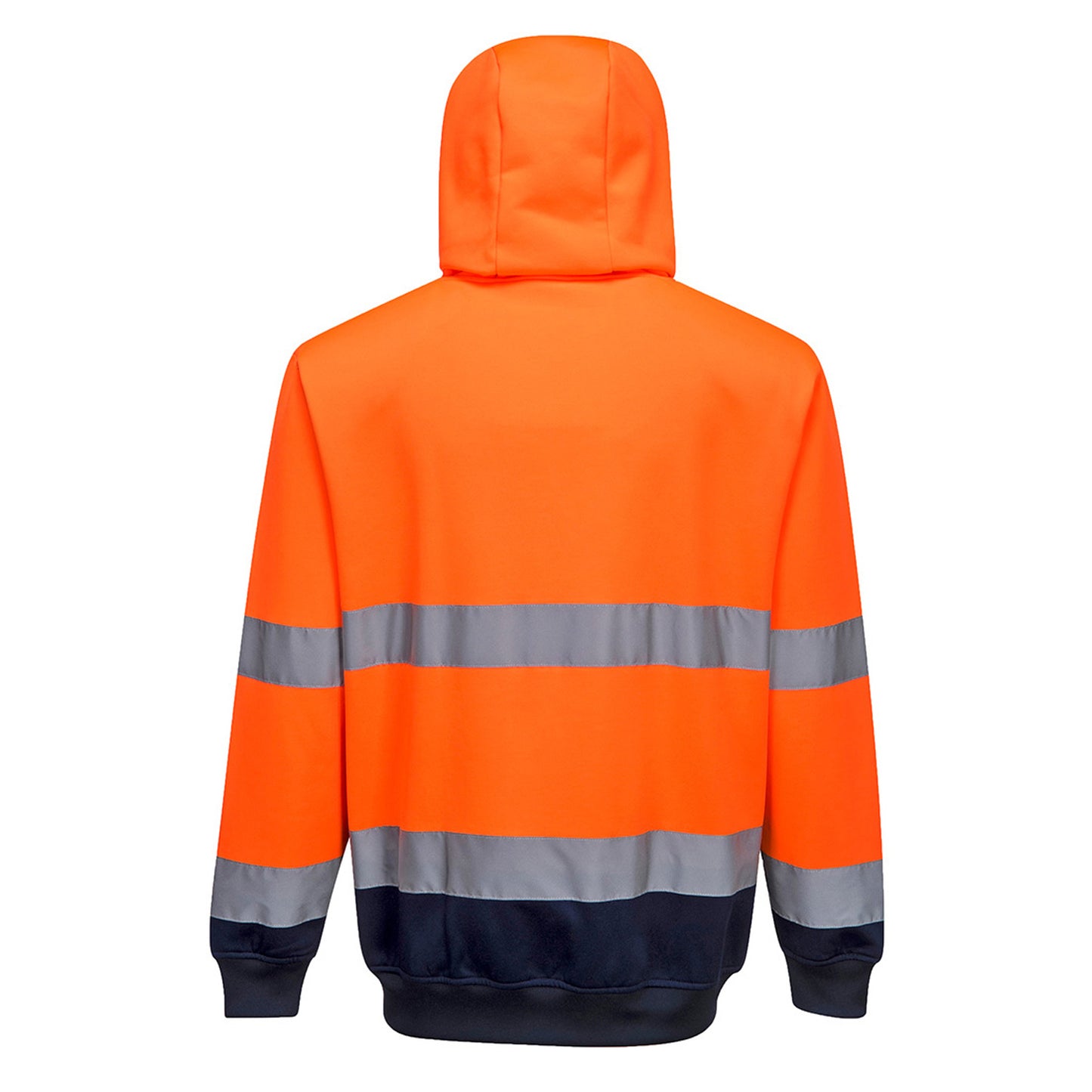 Hi-Vis Contrast Zipped Hoodie