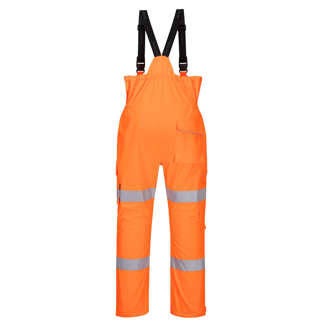 Hi-Vis Extreme Rain Bib and Brace