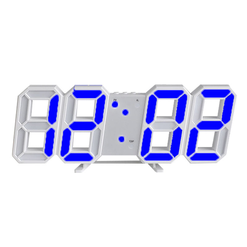 Explosive Smart 3d Digital Clock Alarm Clock Digital Wall Clock LED Electronic Gift Alarm Clock Large Clock Temperature Clock