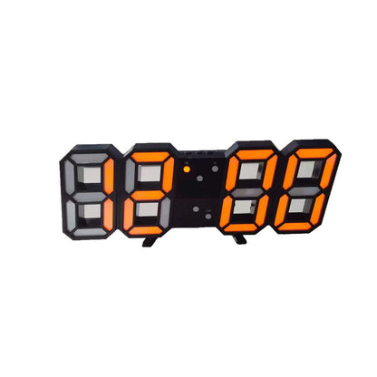 Explosive Smart 3d Digital Clock Alarm Clock Digital Wall Clock LED Electronic Gift Alarm Clock Large Clock Temperature Clock