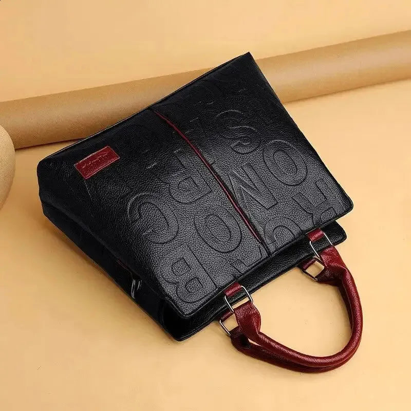 PU Leather Casual Crossbody Bags for Women Ladies Tote Handbag Female Large Capacity Travel Shoulder Bag 240723